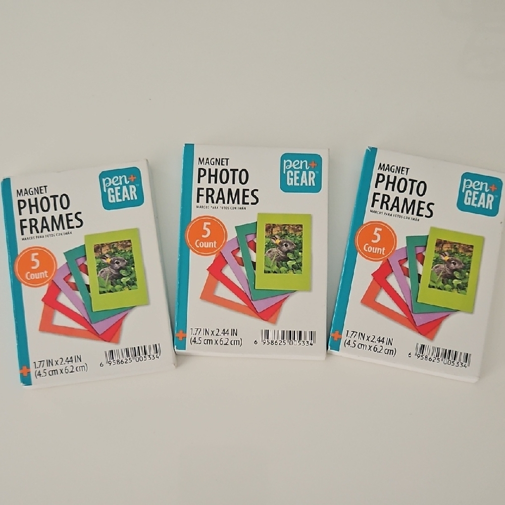 Magnet Photo Frames - Multicolor  3 Set